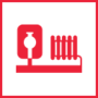 Red framed Icon of Building Services