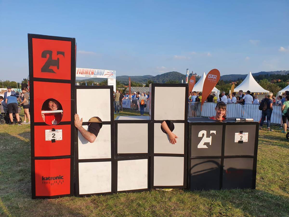 Equipo Katronic -Tetris en Harzer Firmenlauf 2021