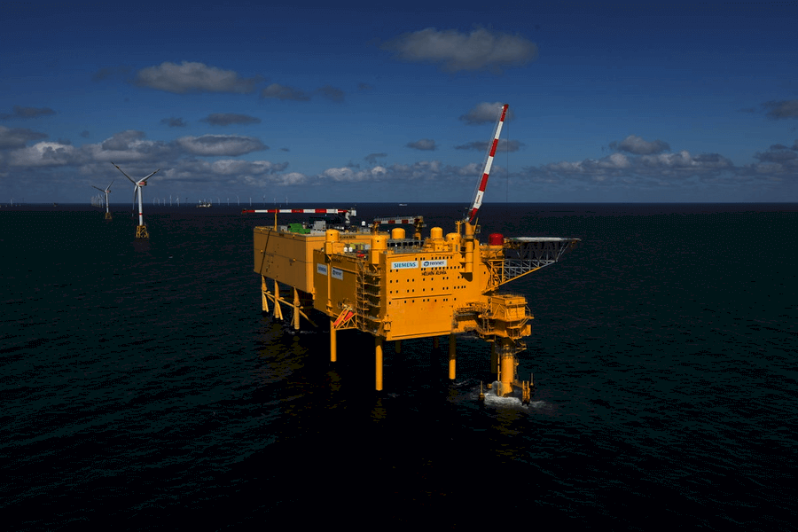 TenneT‘s offshore converter platforms in the North Sea