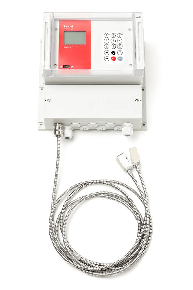 KATflow 150 Ultrasonic flow meter with sensors