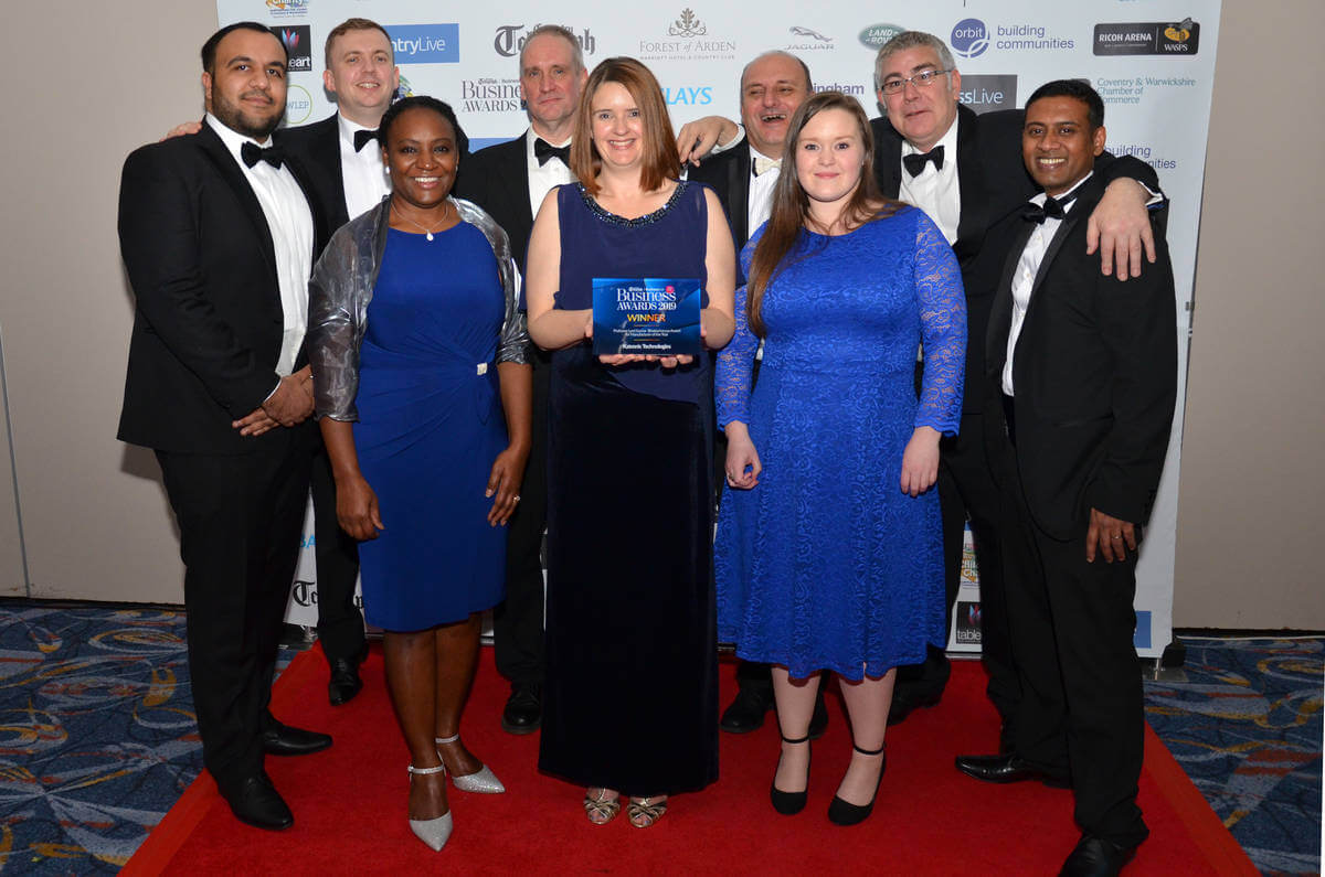 Katronic win Coventry Telegraph Business Award 2019